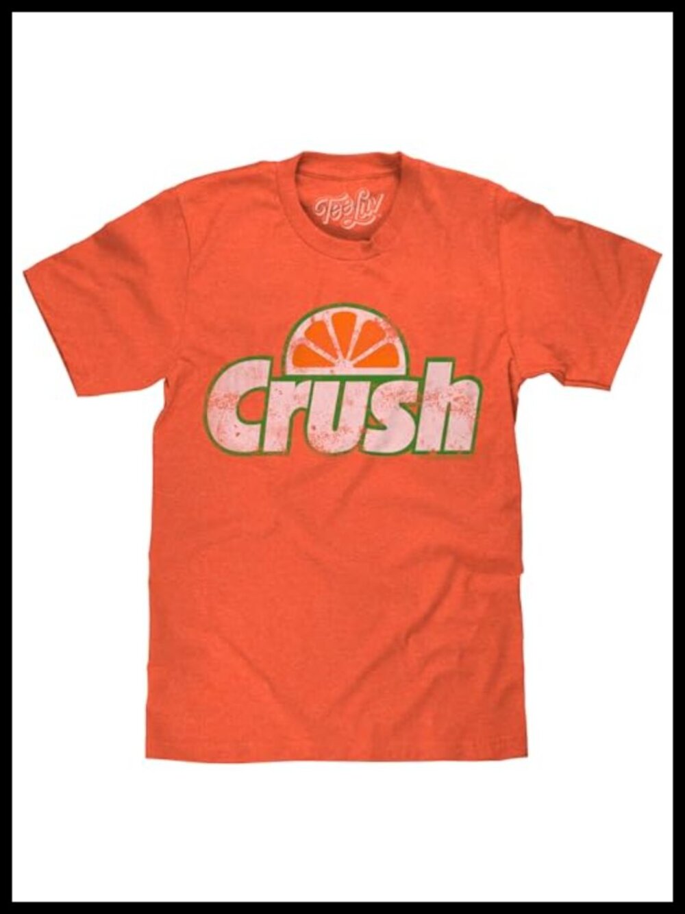 Retro Crush Soda Logo Graphic Tee Distressed Vintage T-Shirt